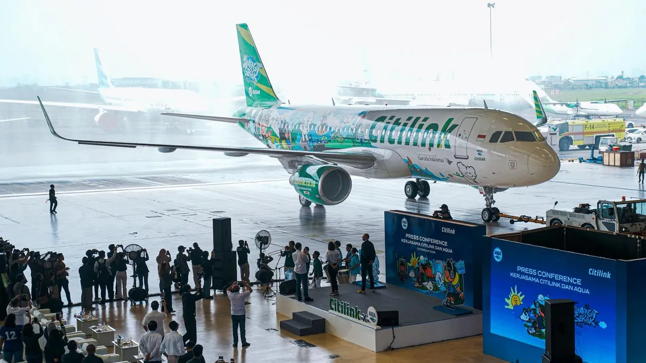 Kolaborasi AQUA dan Citilink