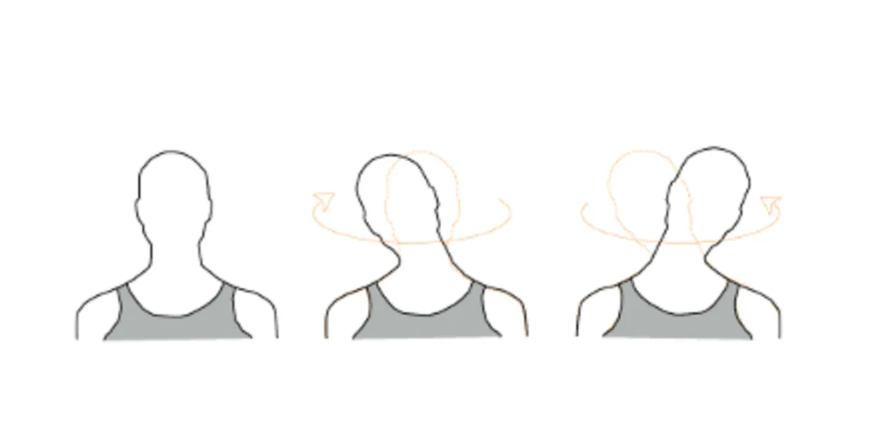 Gerakan pemanasan kepala sebelum olahraga