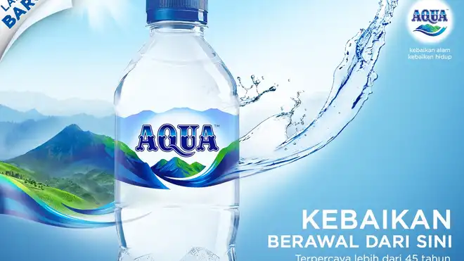 Kisah Kemurnian Air di Balik Label & Logo Terbaru AQUA