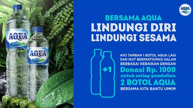 AQUA Gandeng Indomaret, Alfamart, & Alfamidi Ajak Konsumen Lindungi Diri & Sesama