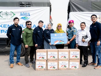 Aksi Nyata AQUA untuk Palestina atas Tragedi yang Terjadi