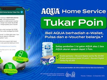 Program AQUA Home Service Tukar Poin, Beli AQUA di AHS & Dapatkan Hadiahnya!